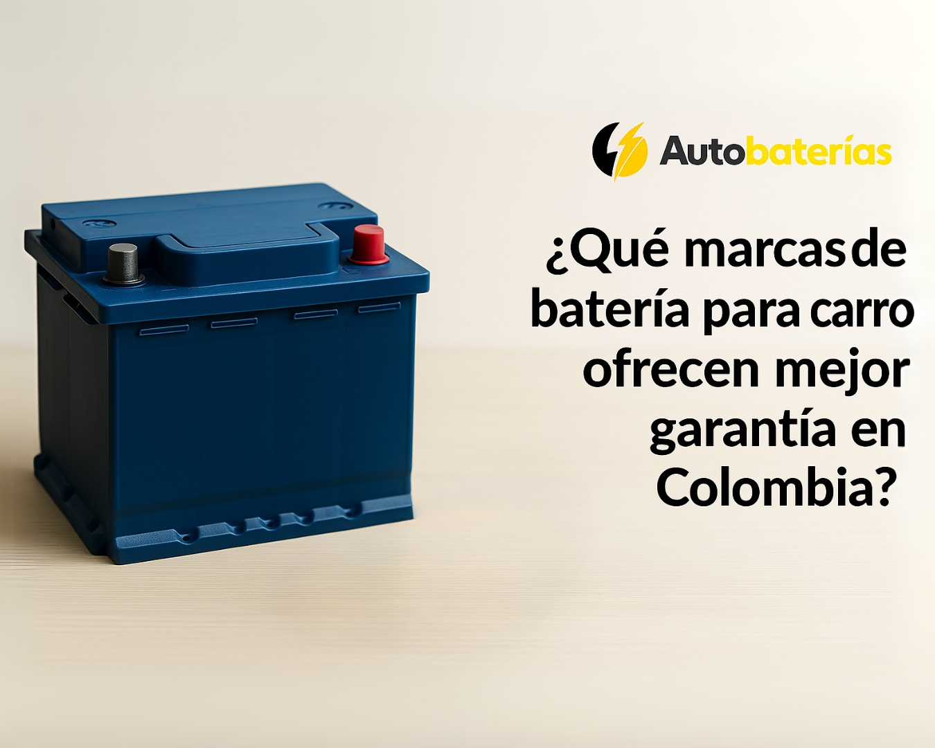¿Qué marcas de batería para carro ofrecen mejor garantía en Colombia?