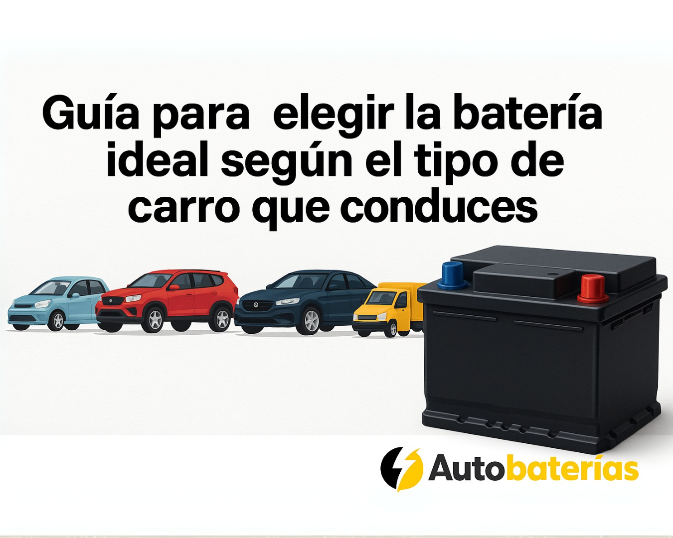 Guía para elegir la batería ideal según el tipo de carro que conduces