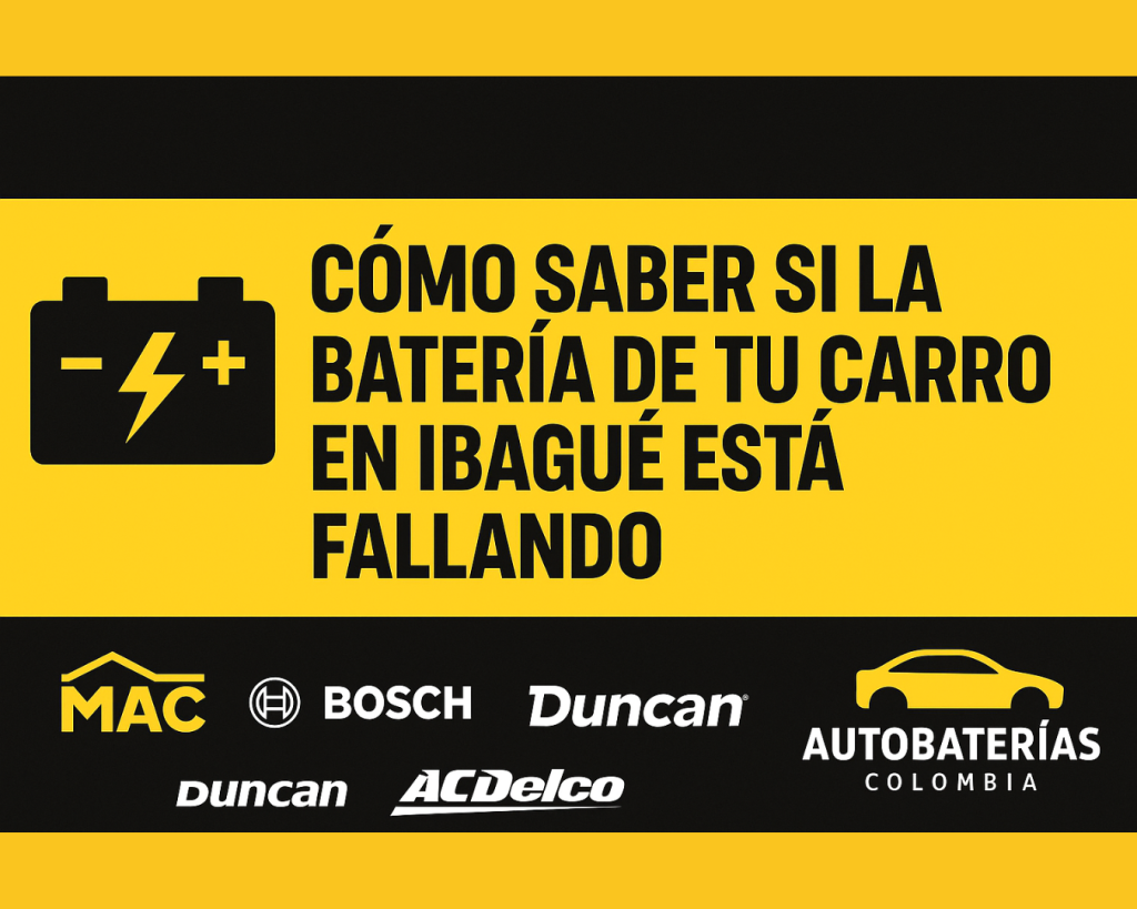 batería de tu carro en Ibagué